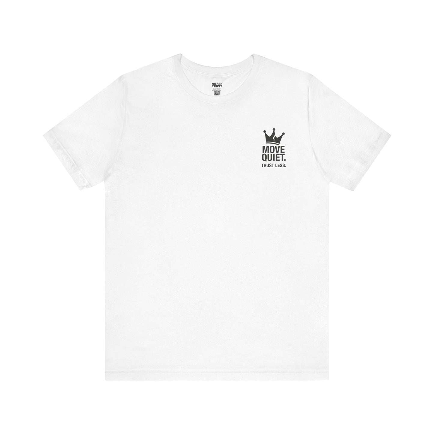 No One Trust Tee – Cracked Crown Edition (White)