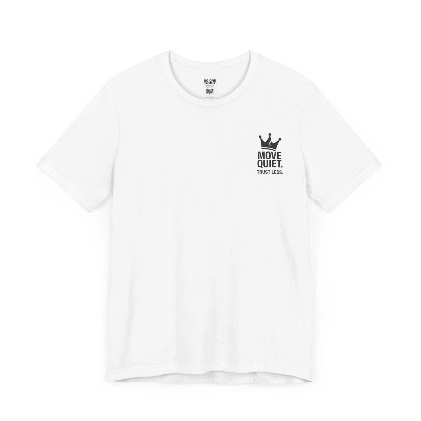 No One Trust Tee – Cracked Crown Edition (White)